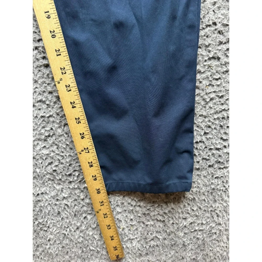 Lululemon Slim Fit Warpstreme ABC Chino Pants Trousers True Navy Mens Size 36